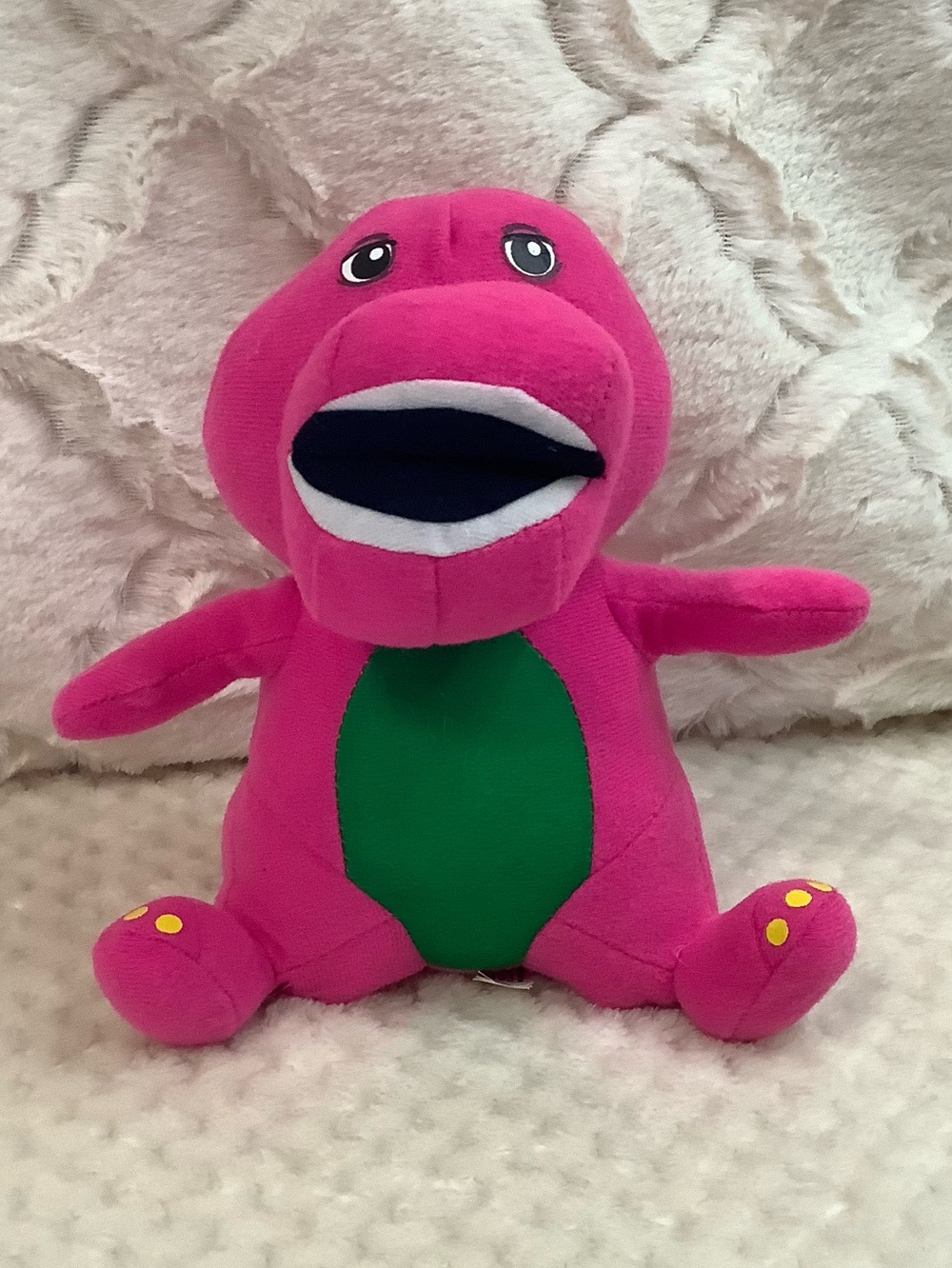 Toy Factory Barney Plush 2022 90s Nostalgia Purple Dinosaur Stuffed Animal